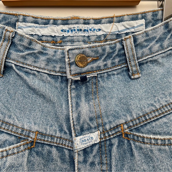 SOLD Vintage 80s Denim MARITHE FRANCOIS GIRBAUD Mom Jeans High Straight Size 26 - Picture 7 of 12